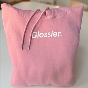 Glossier Soft Pink Hoodie